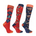 HY Ruby The Robin Socks PK3